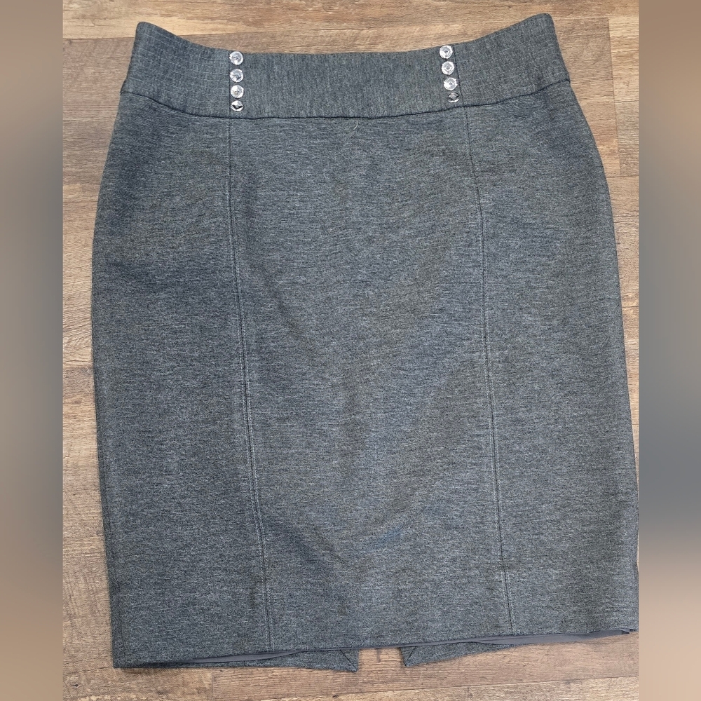 1022 White House Black Market Skirt 8 Pencil Straight Career Classic Minimalist